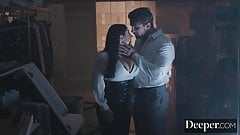 Deeper. Angela White Lures Each Man In to Take Their Turn